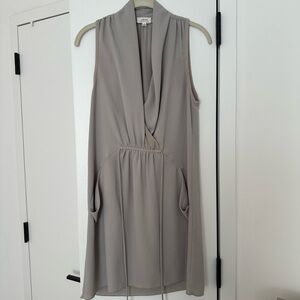 Aritzia Wilfred Gray Draped Blazer